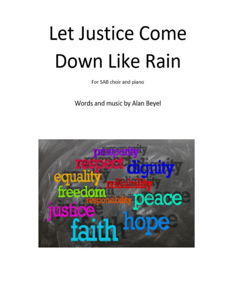 Let Justice Come Down Like Rain Sheet Music