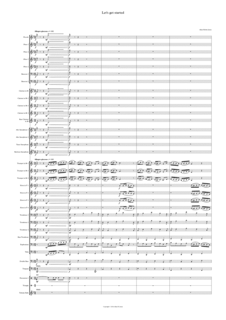 Free Sheet Music Lets Get Started