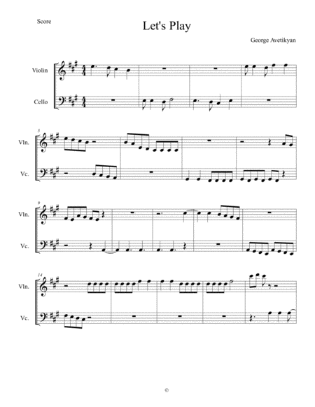 Free Sheet Music Lets Play