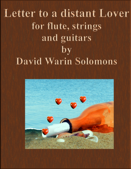 Letter To A Distant Lover For Flute Strings And Guitars Sheet Music