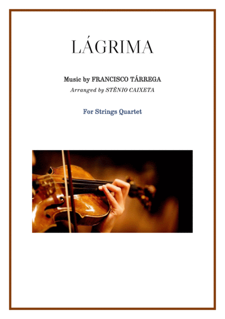 Free Sheet Music Lgrima