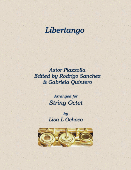 Free Sheet Music Libertango For String Octet