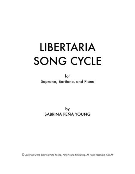 Libertaria Song Cycle For Soprano Baritone And Piano Sheet Music