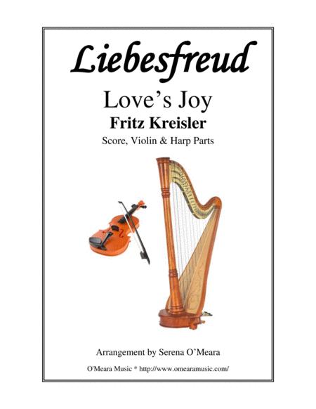 Free Sheet Music Liebesfreud Loves Joy For Violin Harp