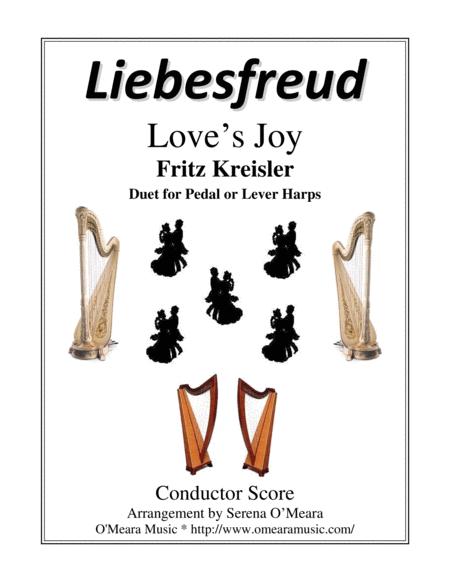 Free Sheet Music Liebesfreud Loves Joy Harp Conductor Score