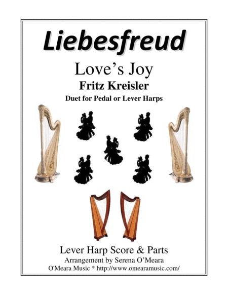 Liebesfreud Loves Joy Lever Harp Score And Parts Sheet Music