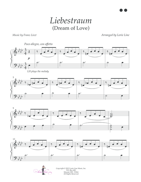 Liebestraum Easy Sheet Music