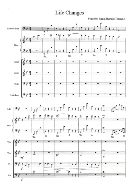 Life Changes Sheet Music