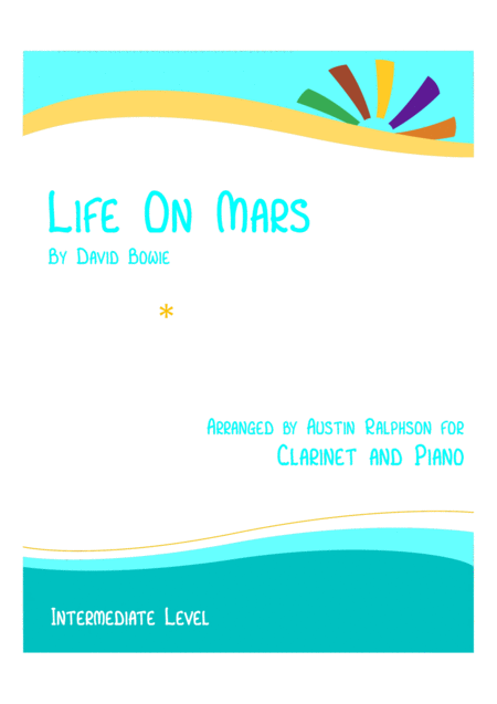 Free Sheet Music Life On Mars Clarinet And Piano
