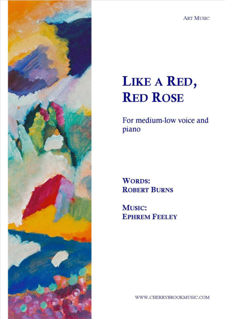 Like A Red Red Rose Sheet Music