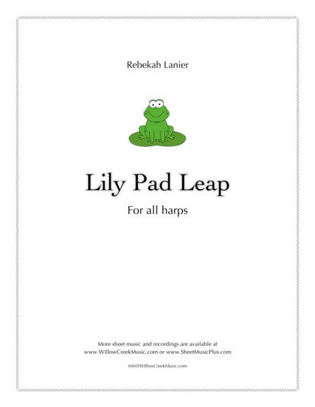 Free Sheet Music Lily Pad Leap Fun Solo For All Harps