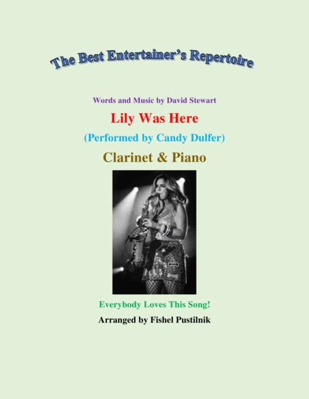 Lily Was Here For Clarinet And Piano Video Sheet Music