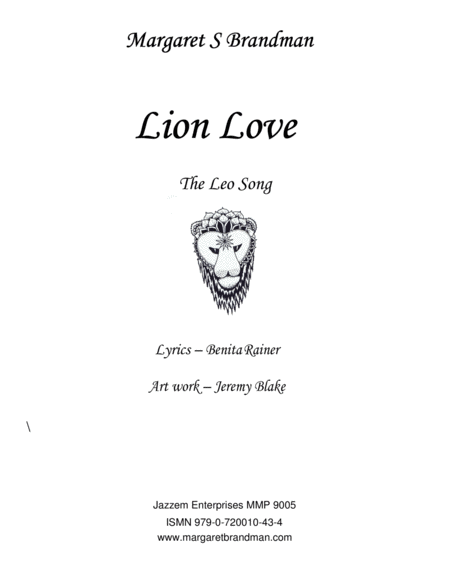 Lion Love Sheet Music