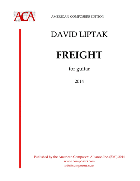 Free Sheet Music Liptak Freight