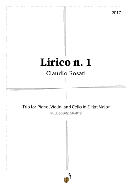 Lirico N 1 Piano Cello Violin Sheet Music