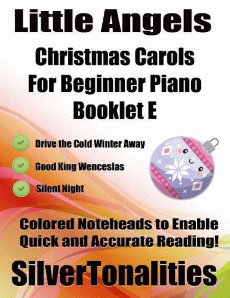 Free Sheet Music Little Angels Christmas Carols For Beginner Piano Booklet E