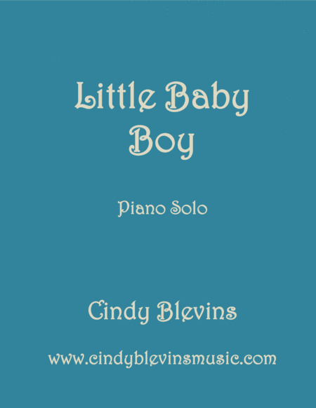 Free Sheet Music Little Baby Boy An Original Piano Solo From My Piano Book Serendipity