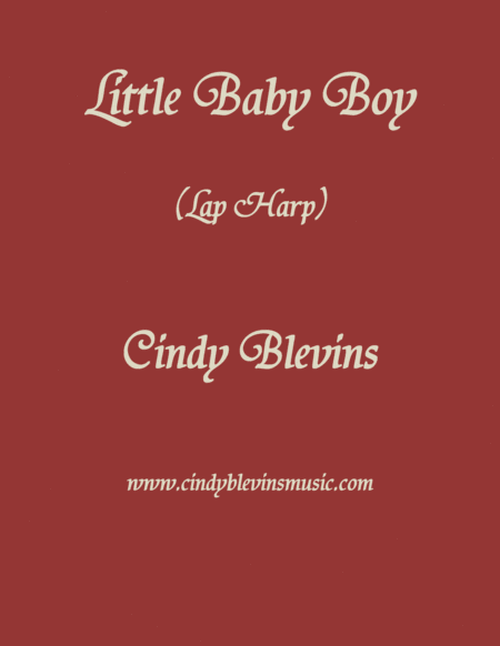 Little Baby Boy An Original Solo For Lap Harp From My Book Etheriality The Lap Harp Version Sheet Music