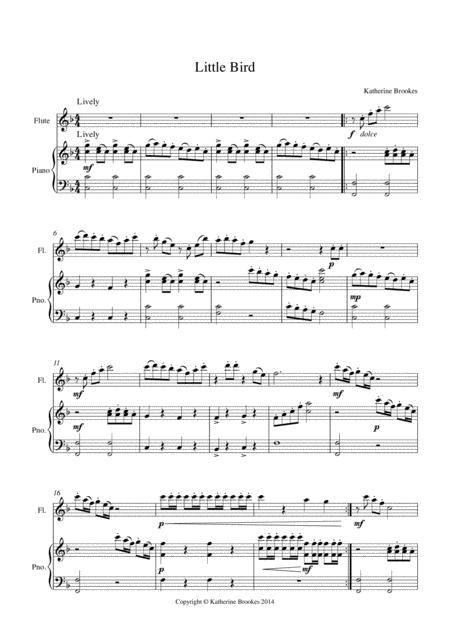 Free Sheet Music Little Bird