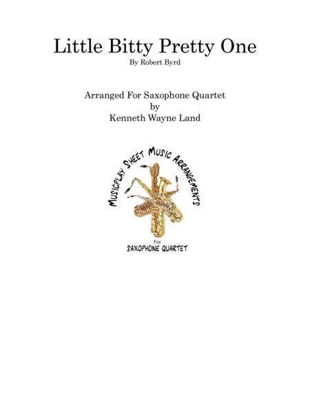 Little Bitty Pretty One Saxophone Quartet Sheet Music