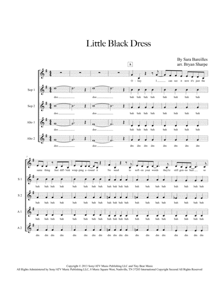 Little Black Dress Sheet Music