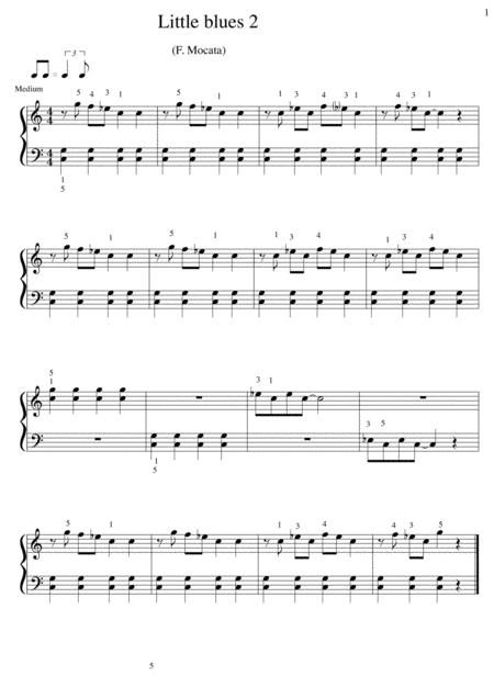 Free Sheet Music Little Blues 2