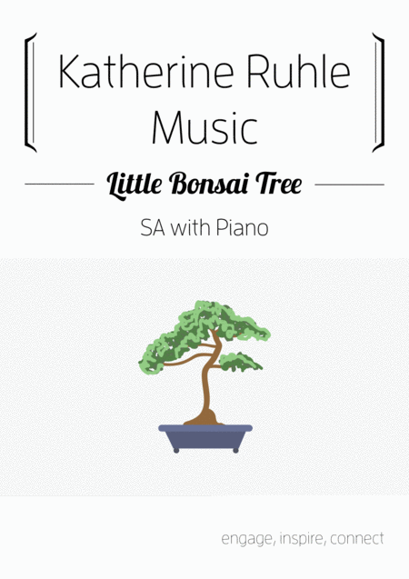 Free Sheet Music Little Bonsai Tree