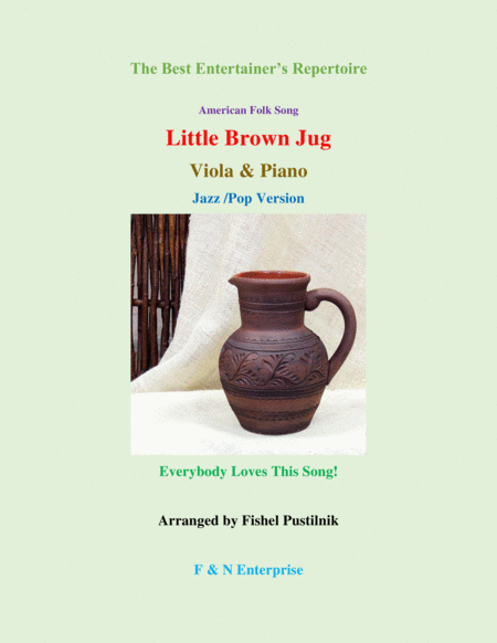 Free Sheet Music Little Brown Jug For Viola And Piano