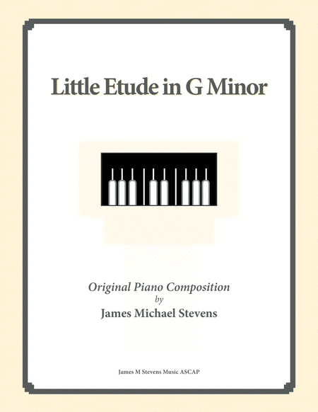 Little Etude In G Minor Sheet Music