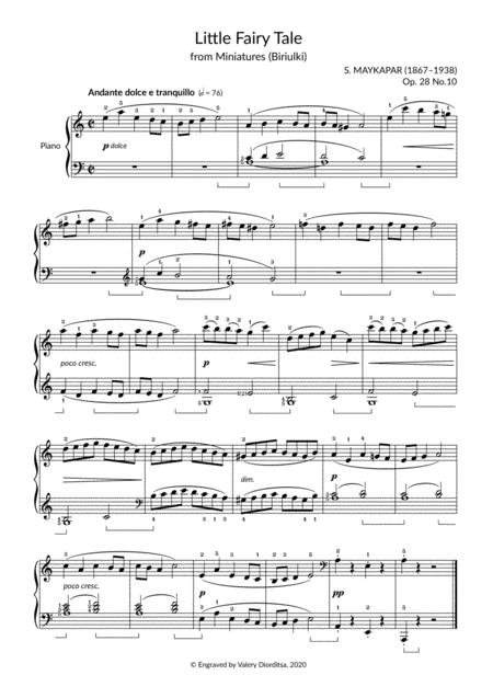 Little Fairy Tale Sheet Music