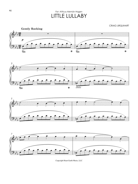 Free Sheet Music Little Lulaby