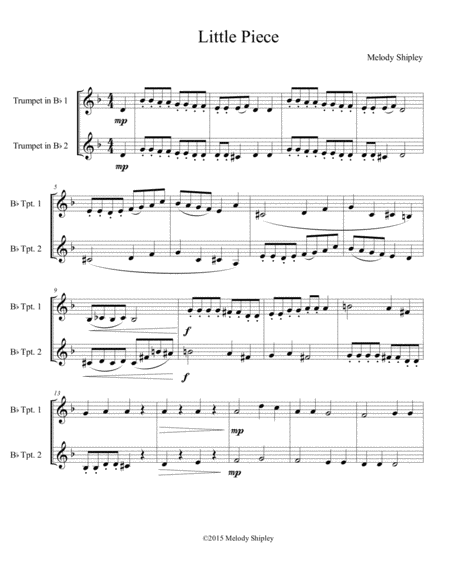 Little Piece Sheet Music