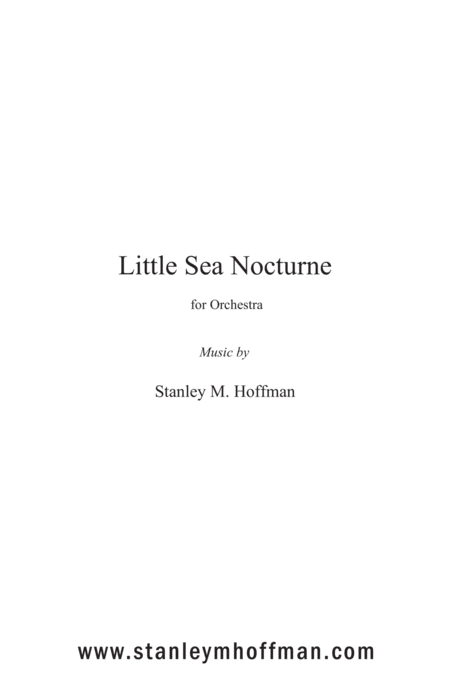 Little Sea Nocturne Sheet Music