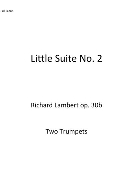 Free Sheet Music Little Suite No 2