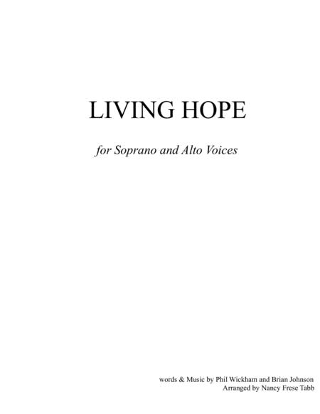 Free Sheet Music Living Hope Soprano Alto