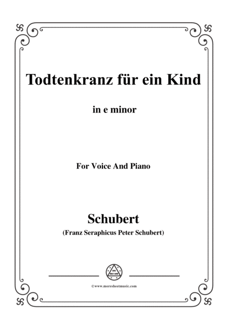 Lob Des Leidens Op 15 No 3 B Minor Sheet Music