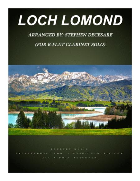 Free Sheet Music Loch Lomond For Bb Clarinet Solo And Piano