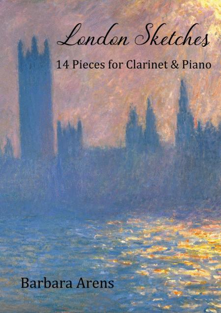 Free Sheet Music London Sketches 14 Pieces For Clarinet Piano