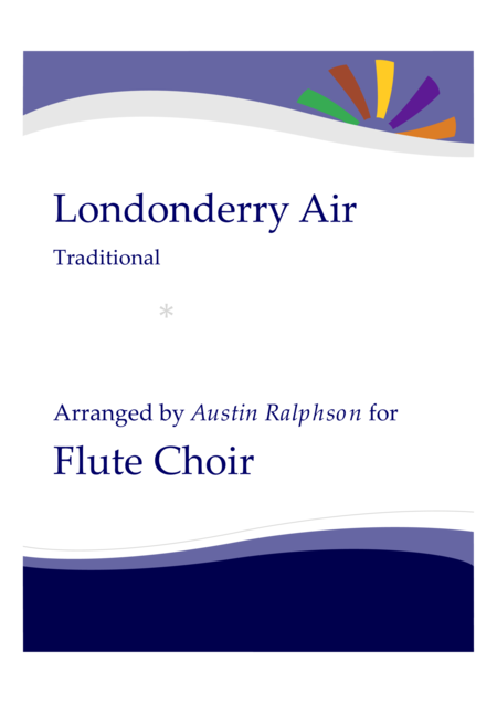 Londonderry Air Danny Boy Flute Choir Flute Ensemble Sheet Music