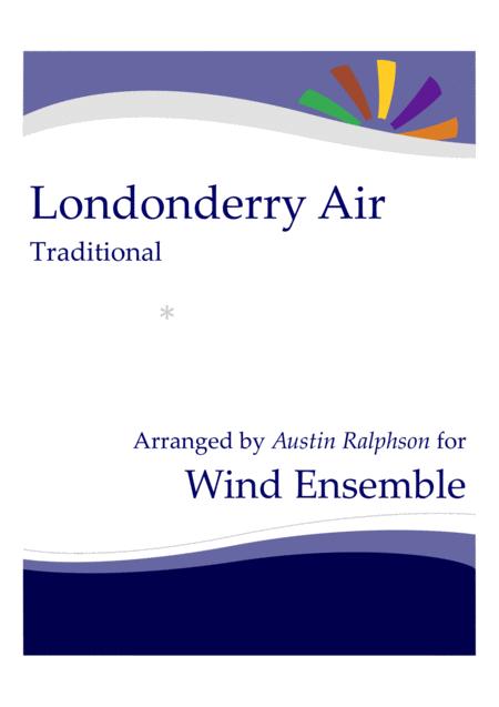 Londonderry Air Danny Boy Wind Nonet Wind Ensemble Sheet Music