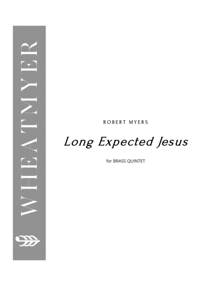 Long Expected Jesus Sheet Music