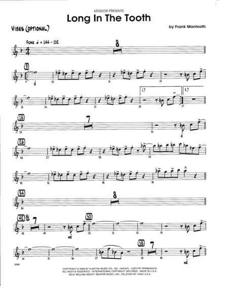 Long In The Tooth Bass Sheet Music