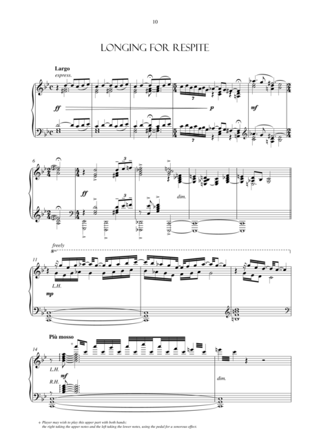 Longing For Respite Sheet Music