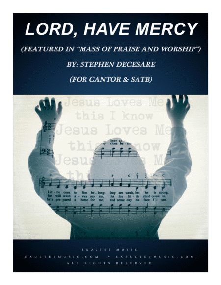 Free Sheet Music Lord Have Mercy From Mass Of Praise And Worship Satb