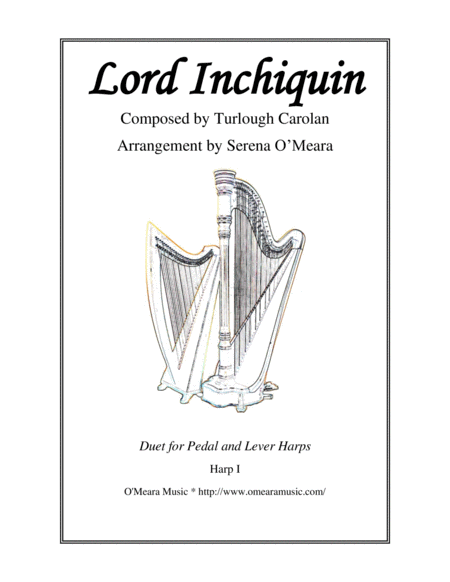 Free Sheet Music Lord Inchiquin Harp I