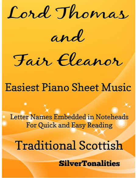 Free Sheet Music Lord Thomas And Fair Eleanor Easiest Piano Sheet Music