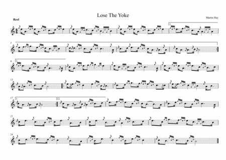 Free Sheet Music Lose The Yoke