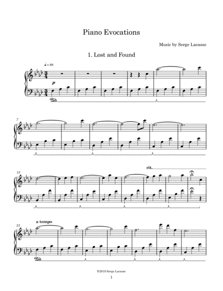 Free Sheet Music Lost And Found