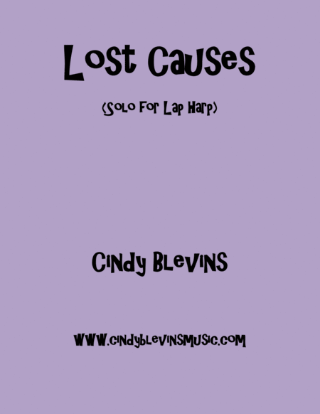 Free Sheet Music Lost Causes An Original Solo For Lap Harp From My Book Mood Swings Lap Harp Version