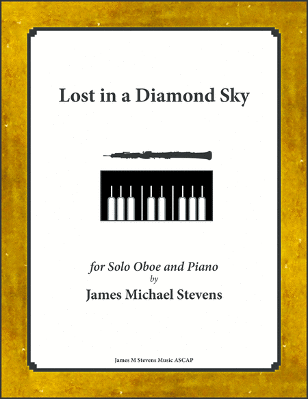 Lost In A Diamond Sky Oboe Piano Sheet Music